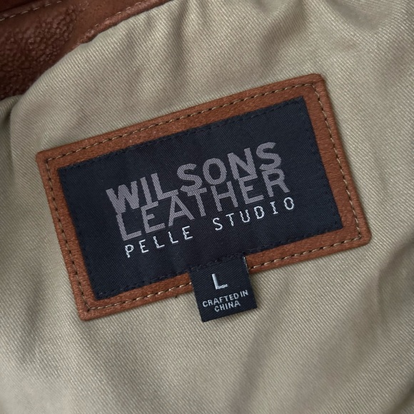 Vintage Brown Genuine Leather Jacket - Picture 15 of 16